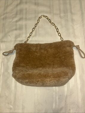 Plush Faux-Shearling Bag